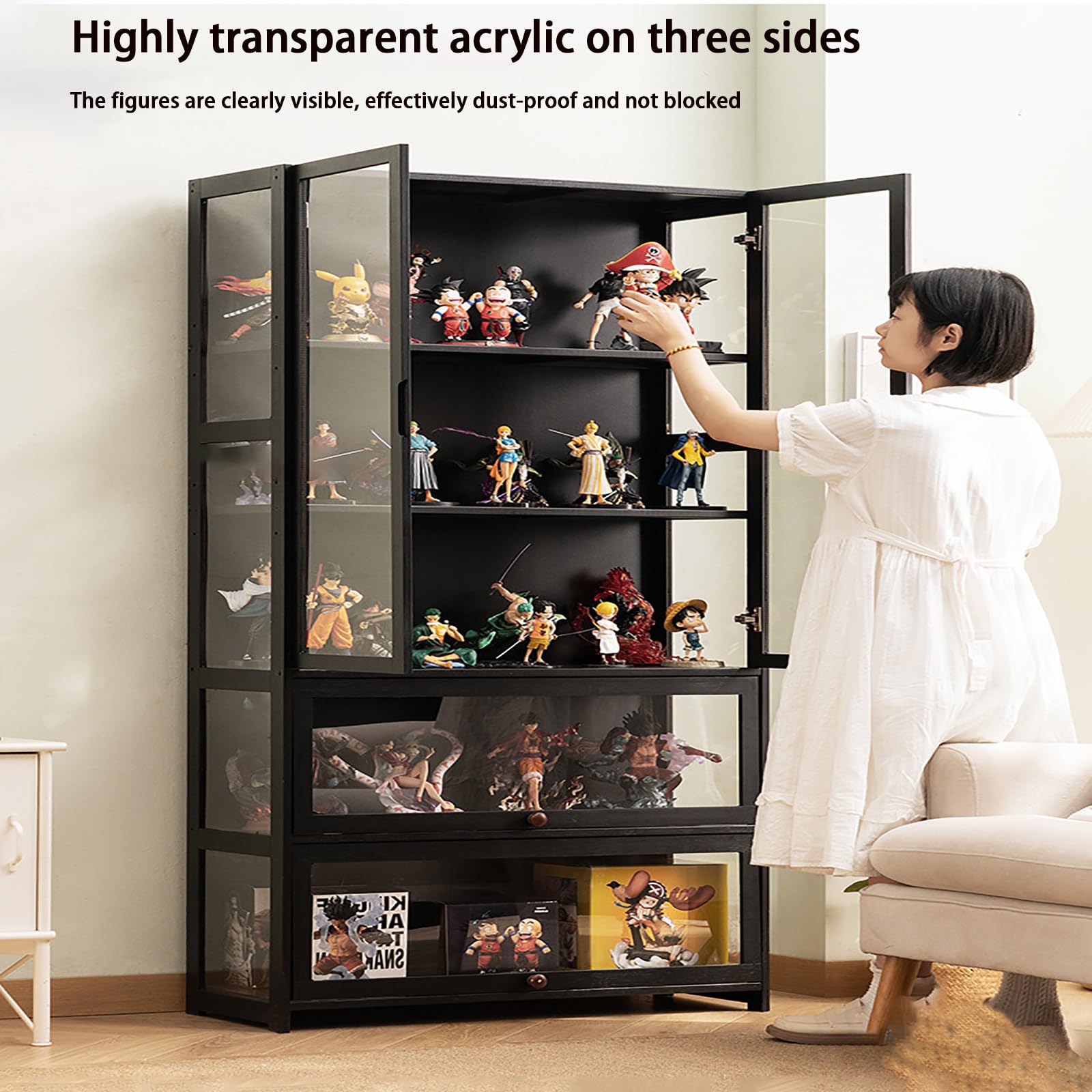 Display Cabinet Collection Display Case Collectibles Toy